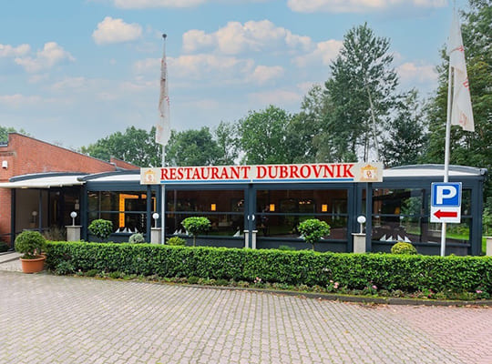 Außenansicht des Restaurant Dubrovnik Pinneberg