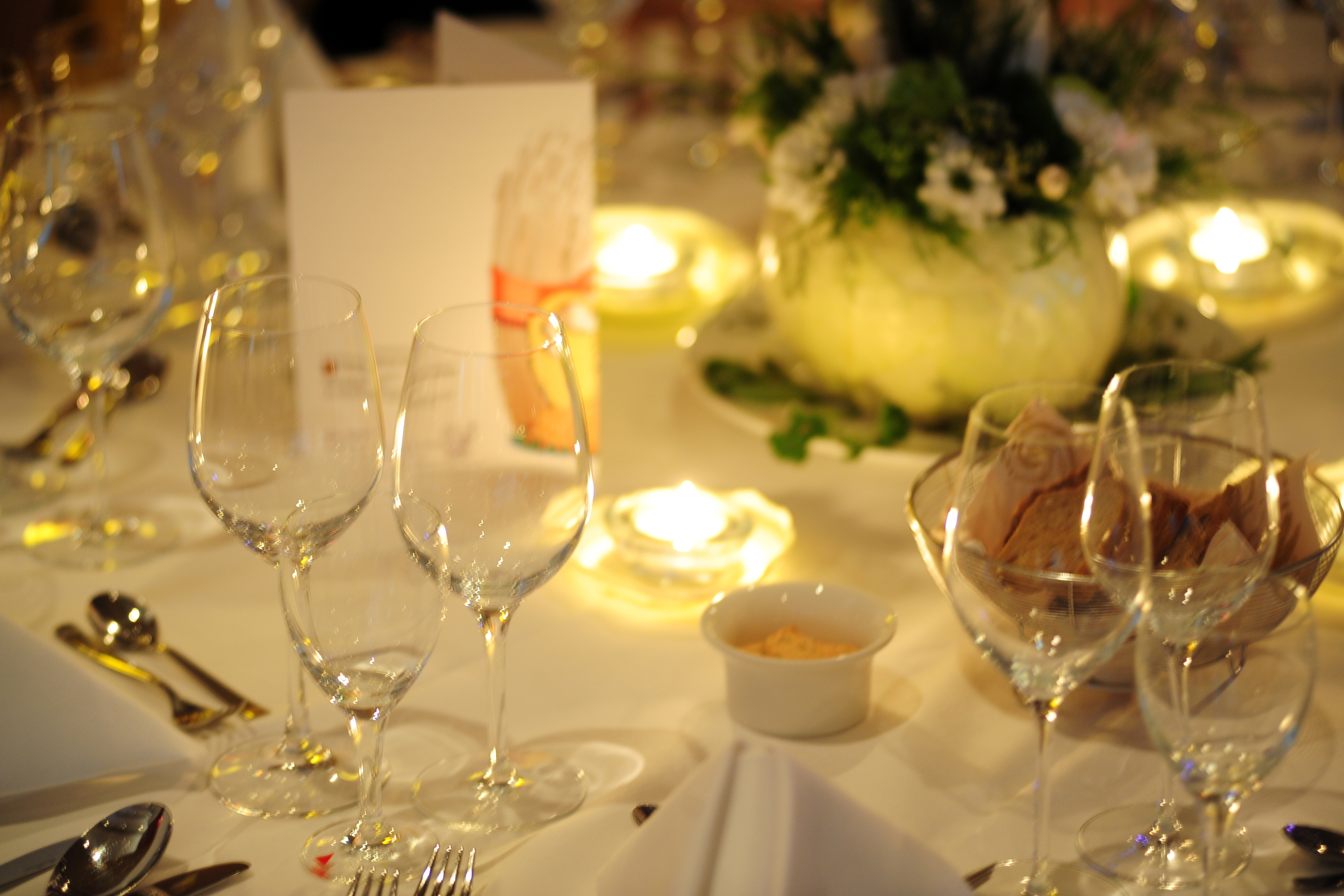 Wunderschöne Dekoration beim Musical Dinner Regensburg im Kolpinghaus