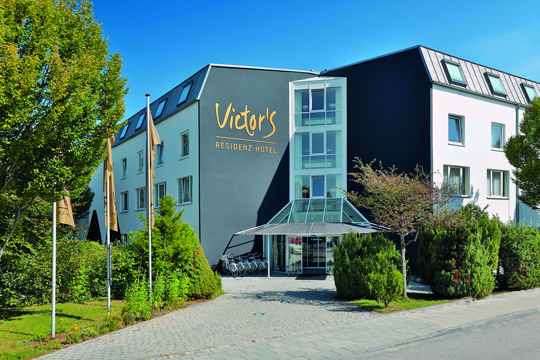 Edle Architektur vom Residenz-Hotel Victor's in Unterschleißheim